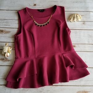 Thalia Sodi Peplum Necklase top